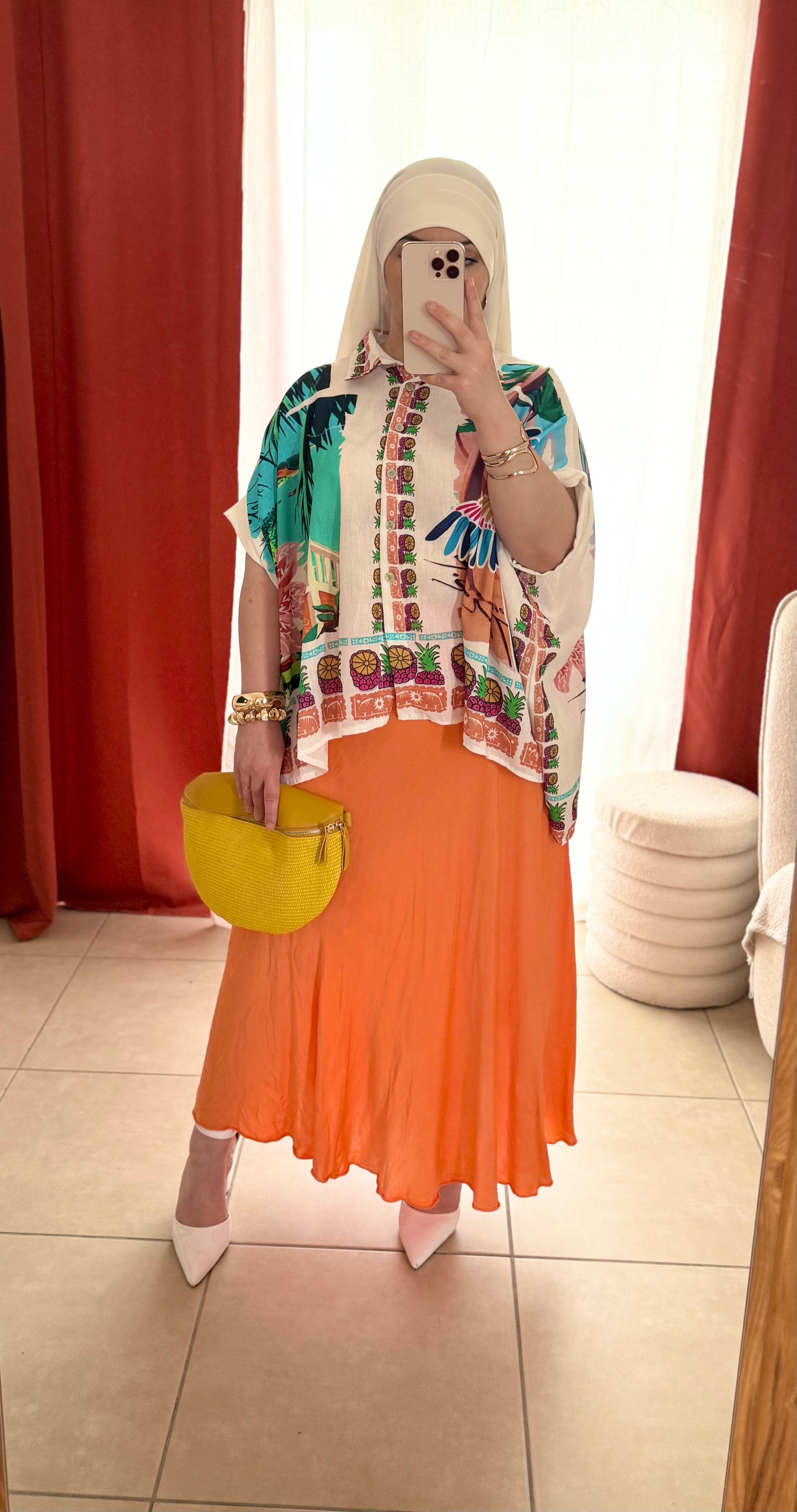 Chemise imprimée - Riviera Tropicale / RT105