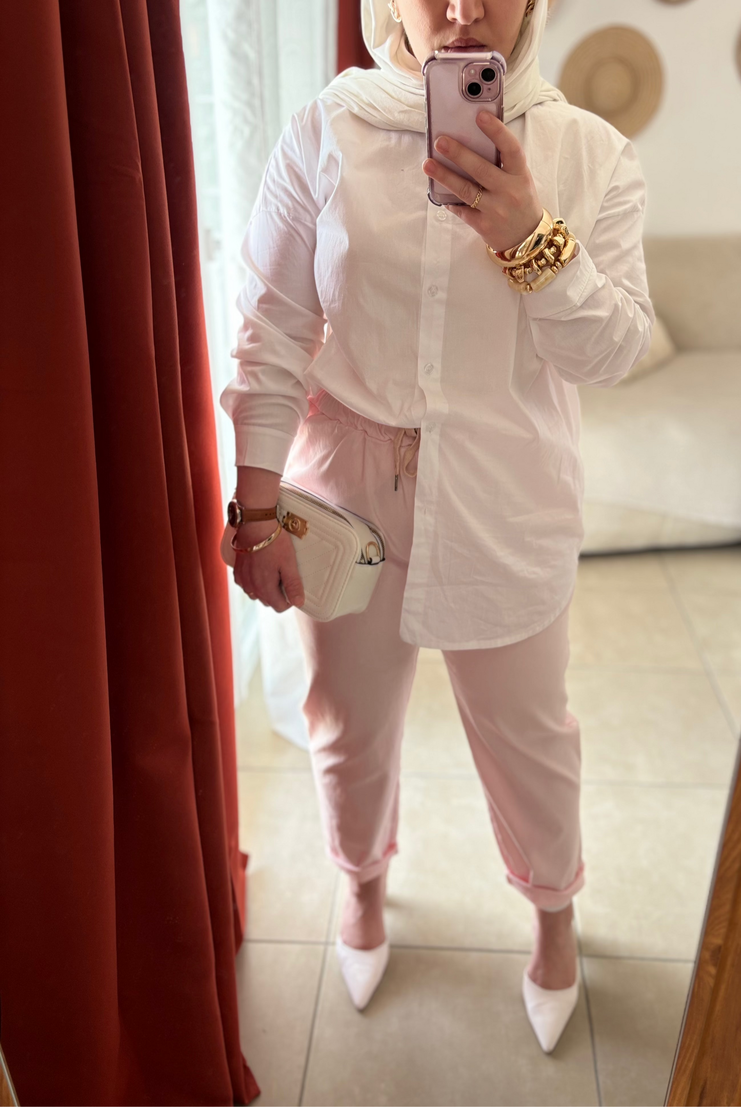 Chemise Blanche Classique à Col Rigide / CHB01