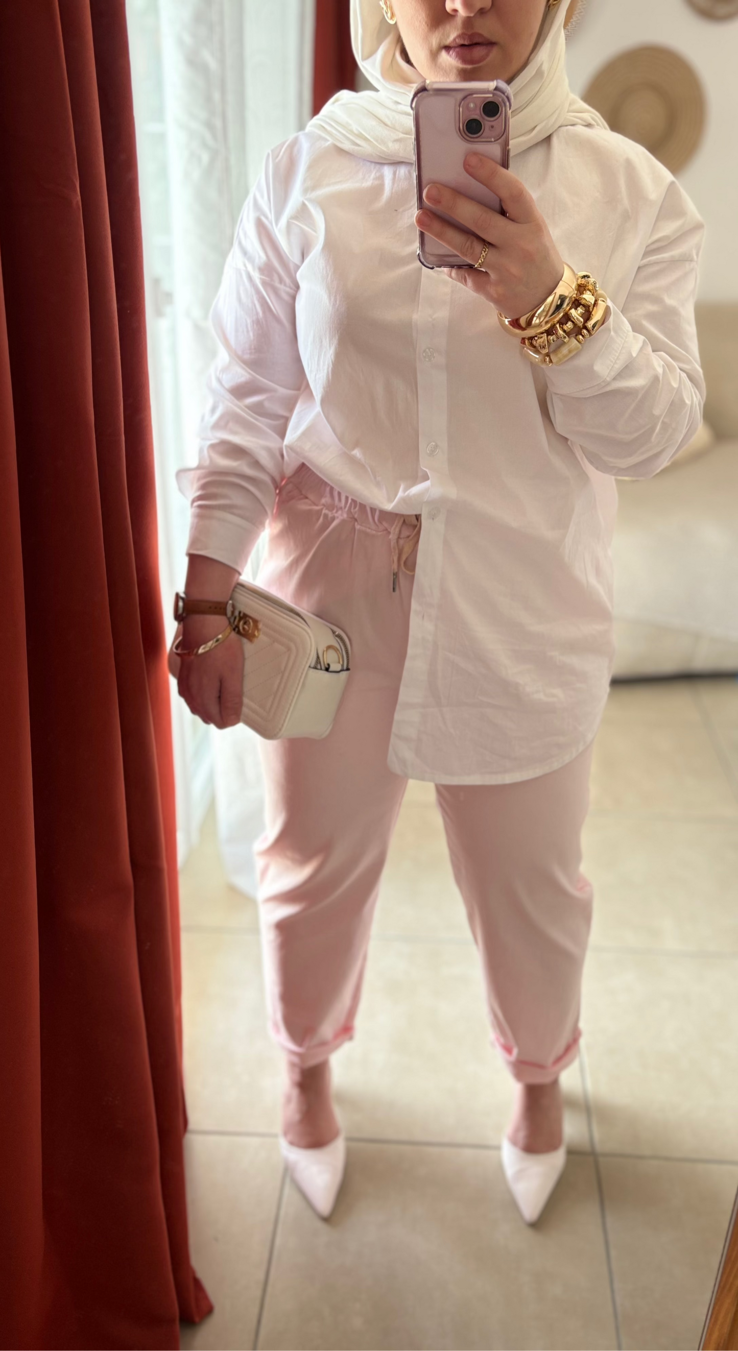 Chemise Blanche Classique à Col Rigide / CHB01