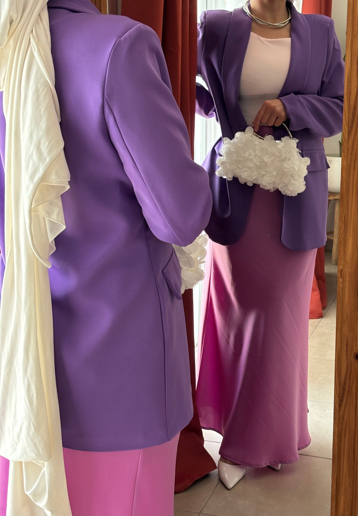 Blazer Tailleur Coupe Droite - 2 Coloris / BCD01