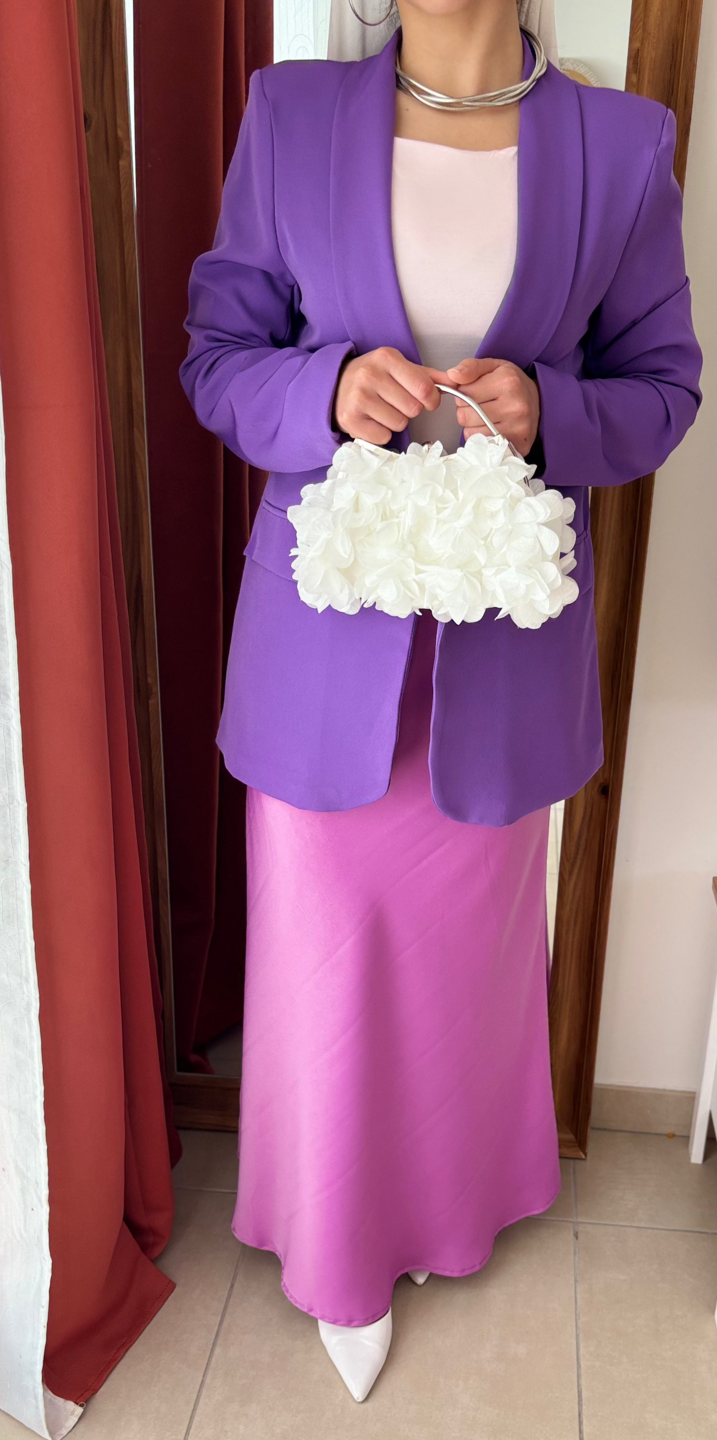 Blazer Tailleur Coupe Droite - 2 Coloris / BCD01