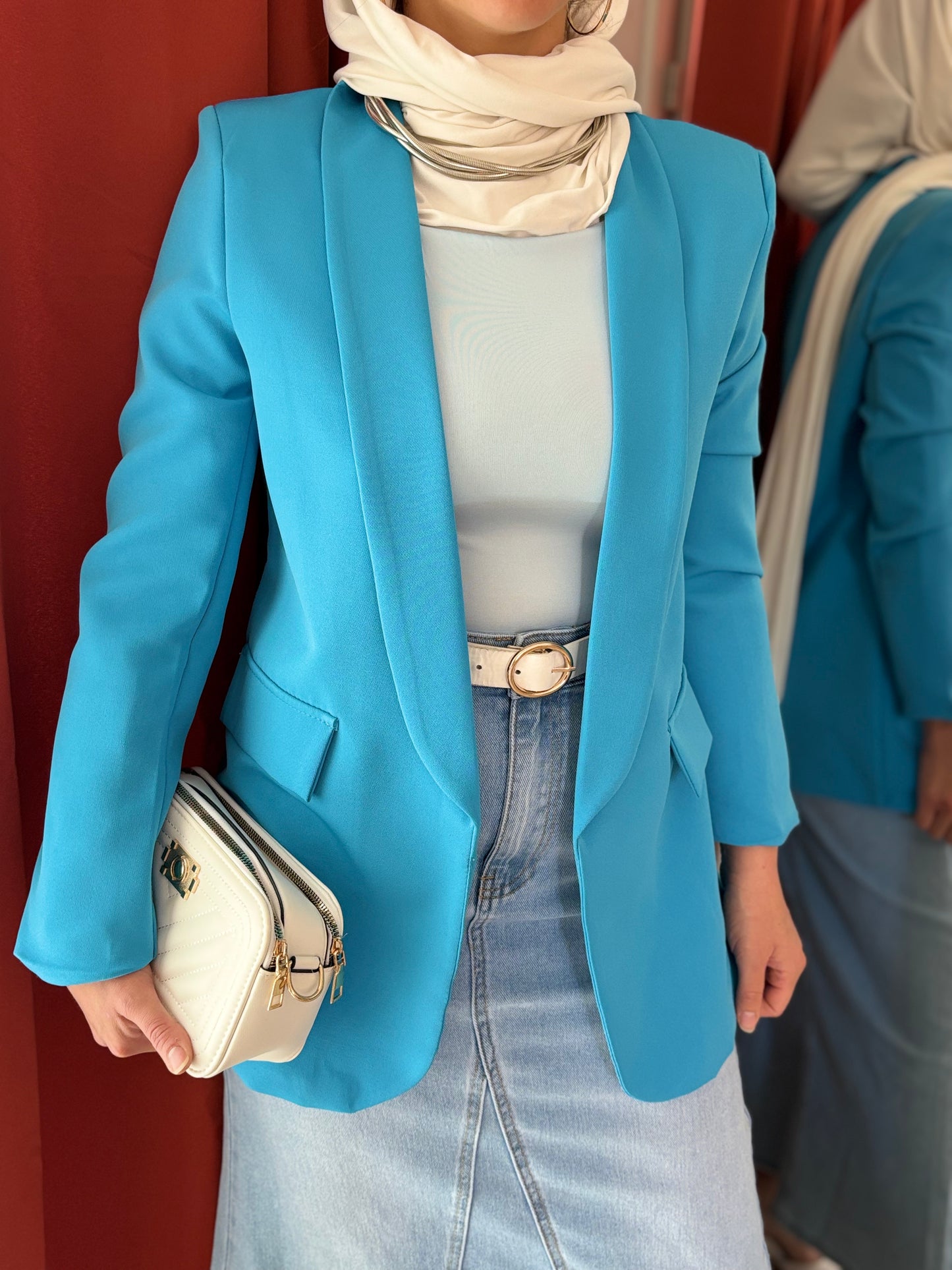 Blazer Tailleur Coupe Droite - 2 Coloris / BCD01