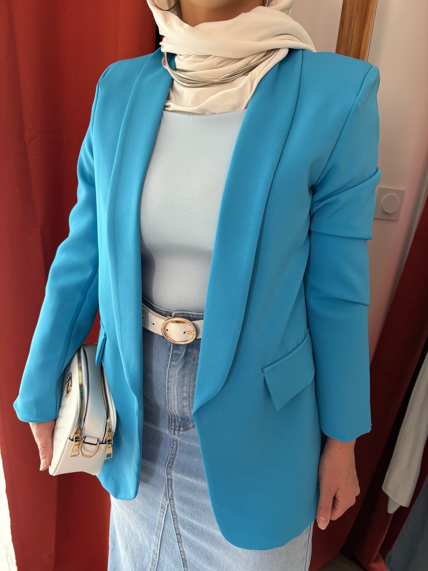 Blazer Tailleur Coupe Droite - 2 Coloris / BCD01